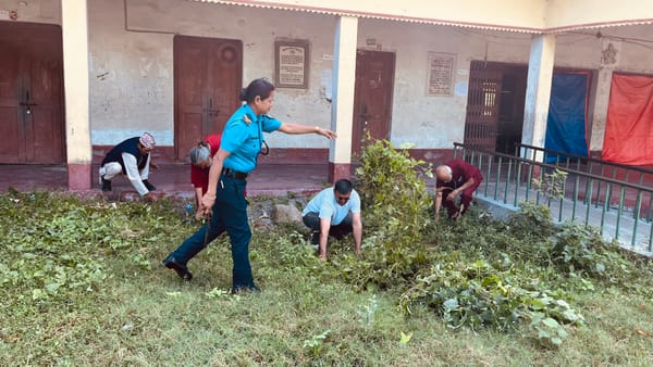 Successful completion of Balika School cleaning program